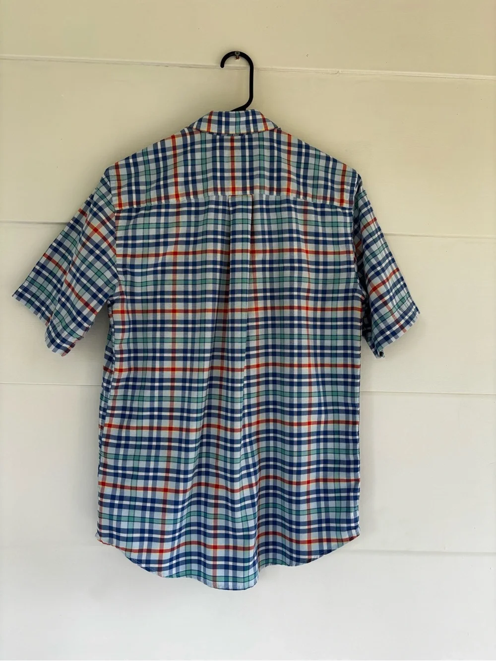 St. John’s Bay Men’s Small Short Sleeve Shirt Button Down Checkered Casual Plaid - Picture 6 of 8